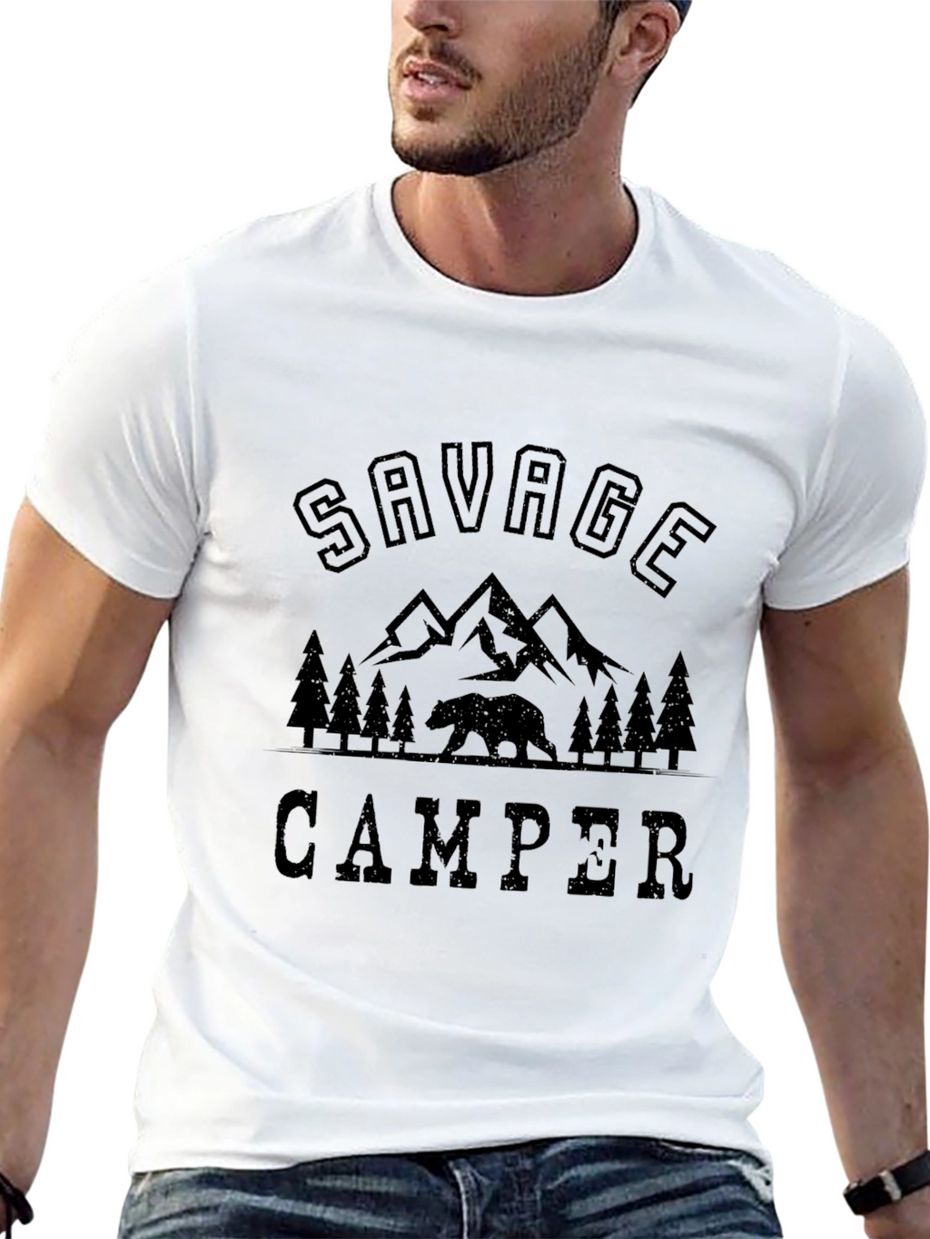 Savage Camper Graphic T-Shirt