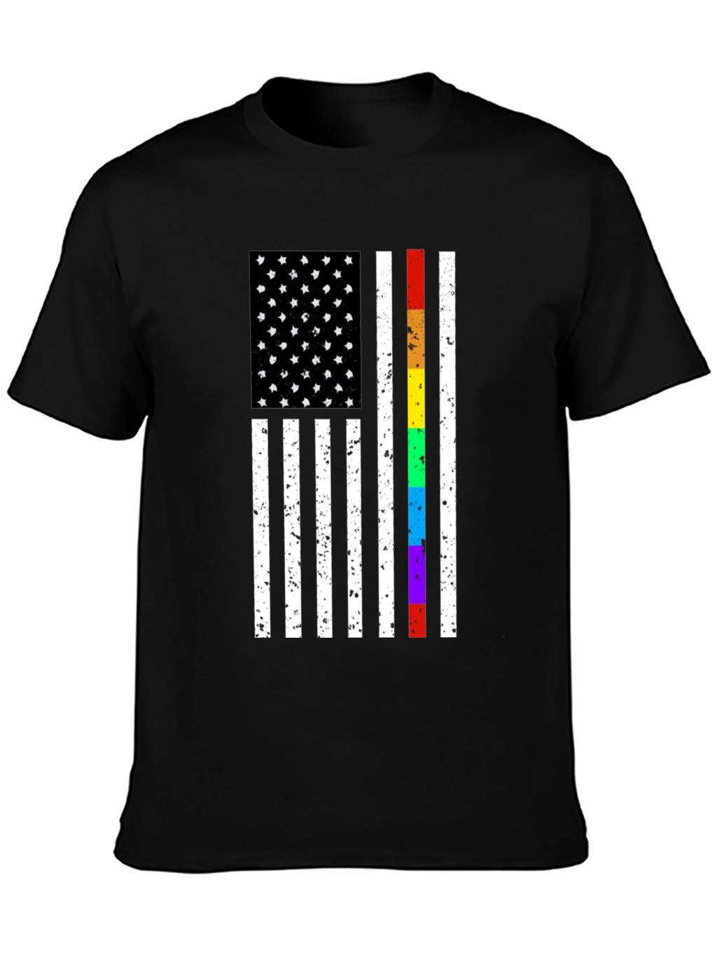 LGBT Pride American Flag Graphic Tee