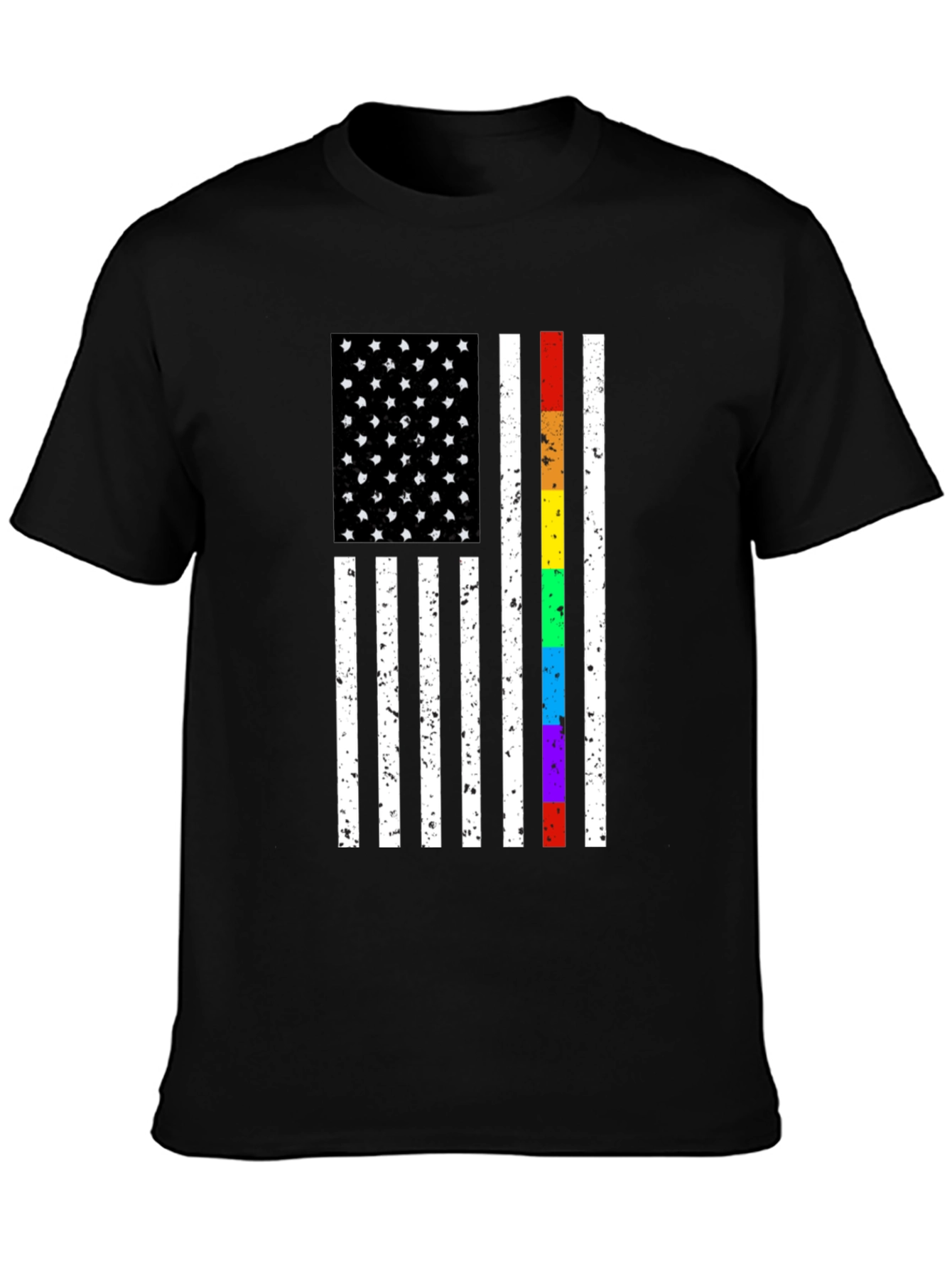 LGBT Pride American Flag Graphic Tee