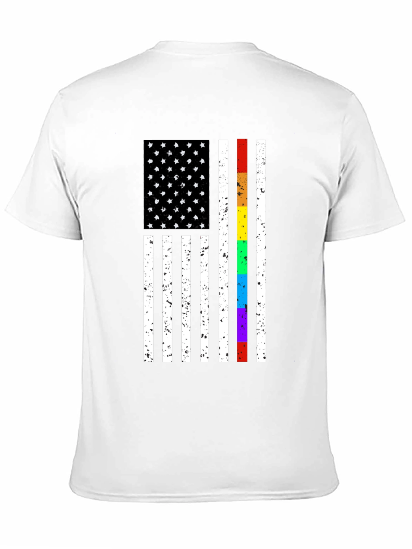 LGBT Pride American Flag Graphic Tee