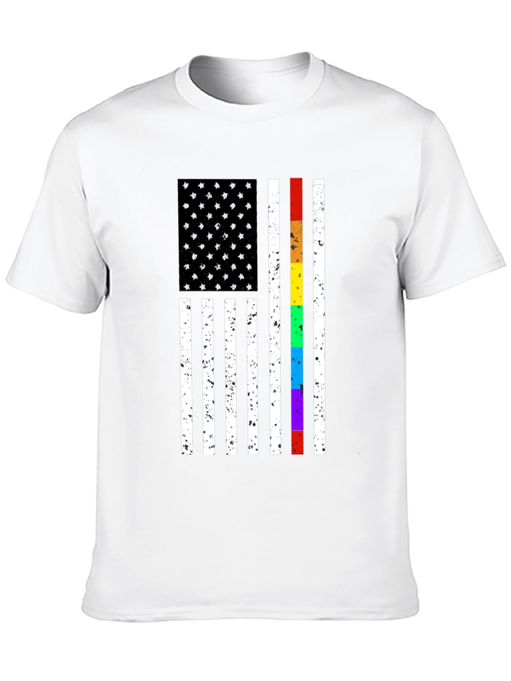 LGBT Pride American Flag Graphic Tee
