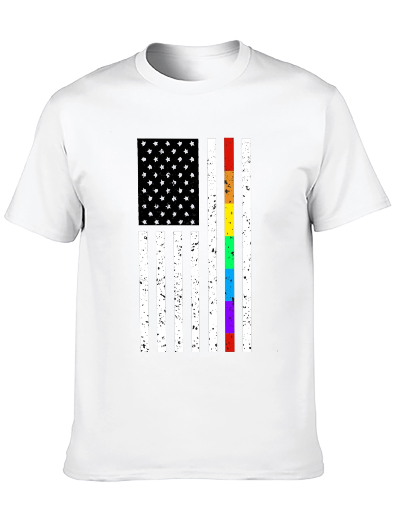 LGBT Pride American Flag Graphic Tee