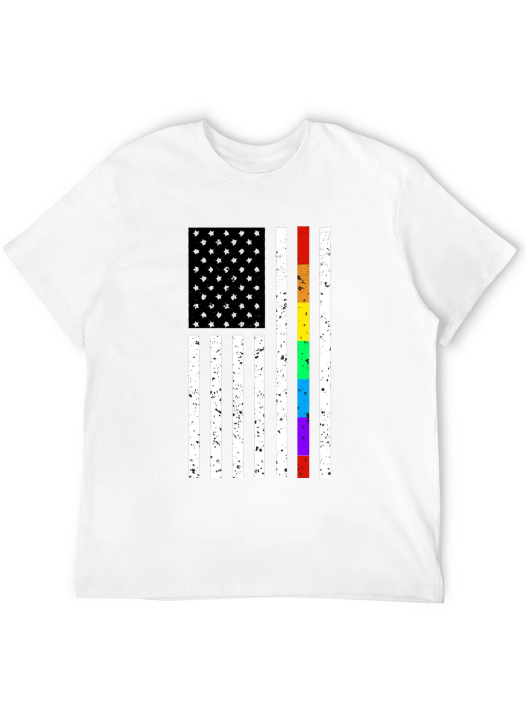 LGBT Pride American Flag Graphic Tee