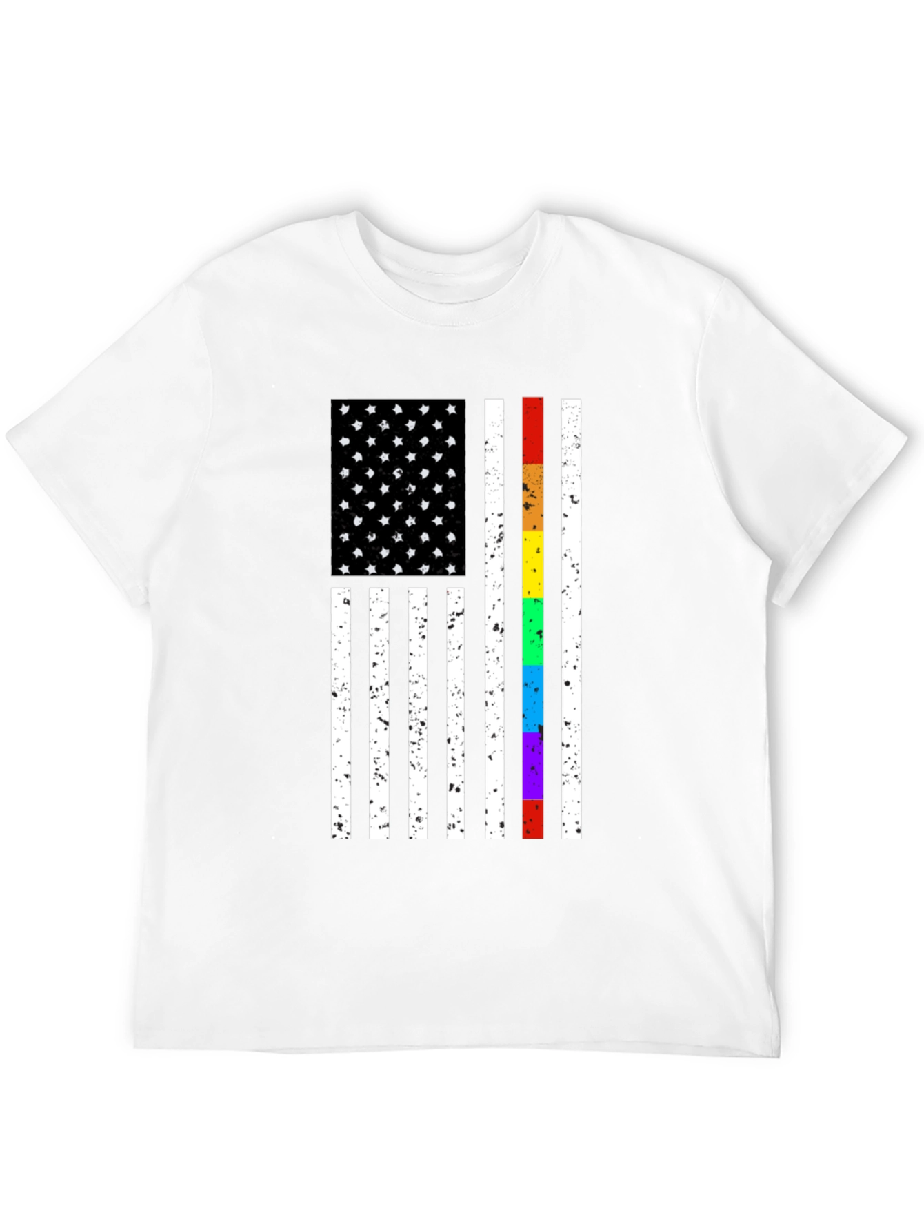LGBT Pride American Flag Graphic Tee