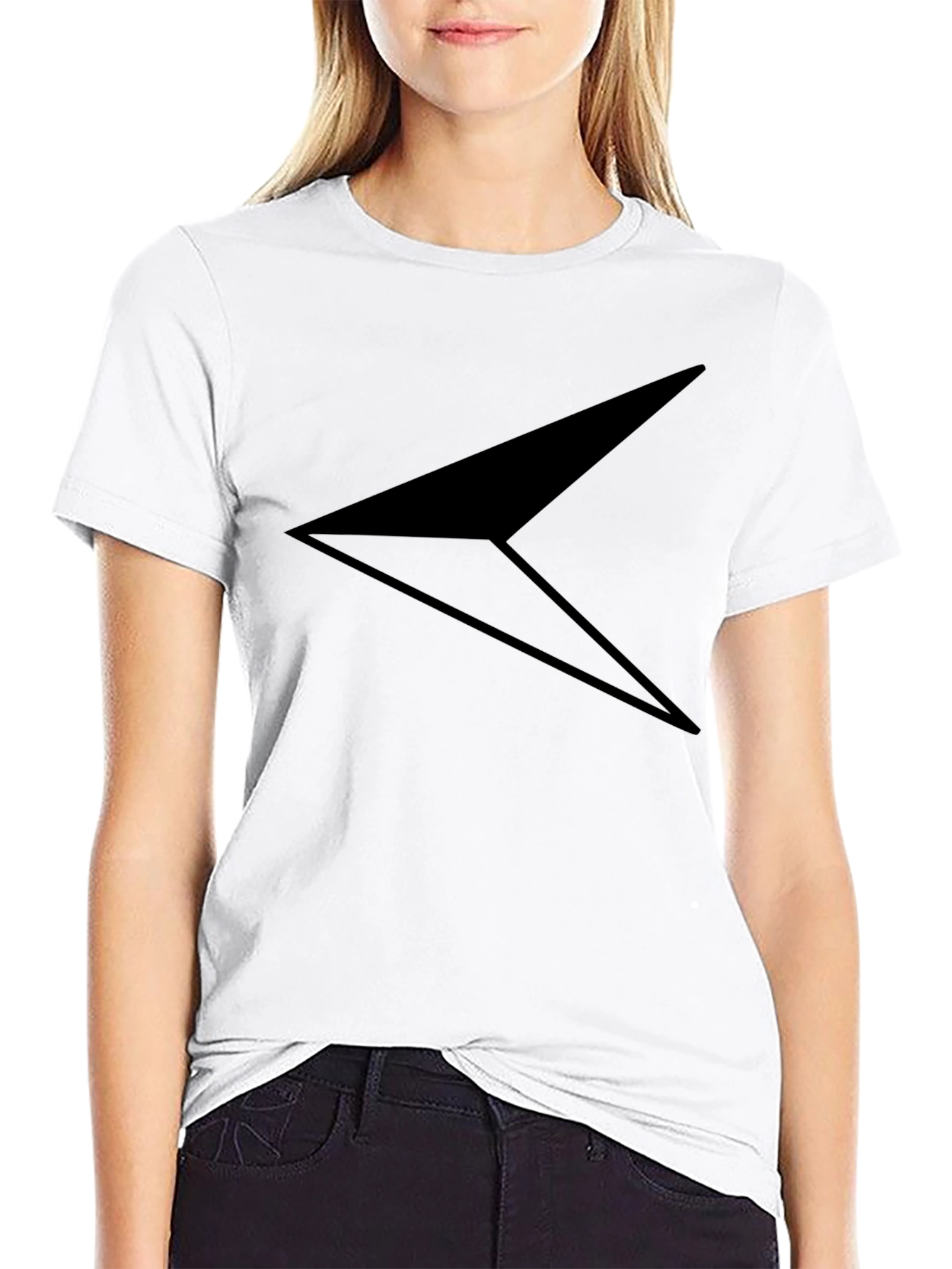 Modern Arrow Tee - Black Graphic T-Shirt