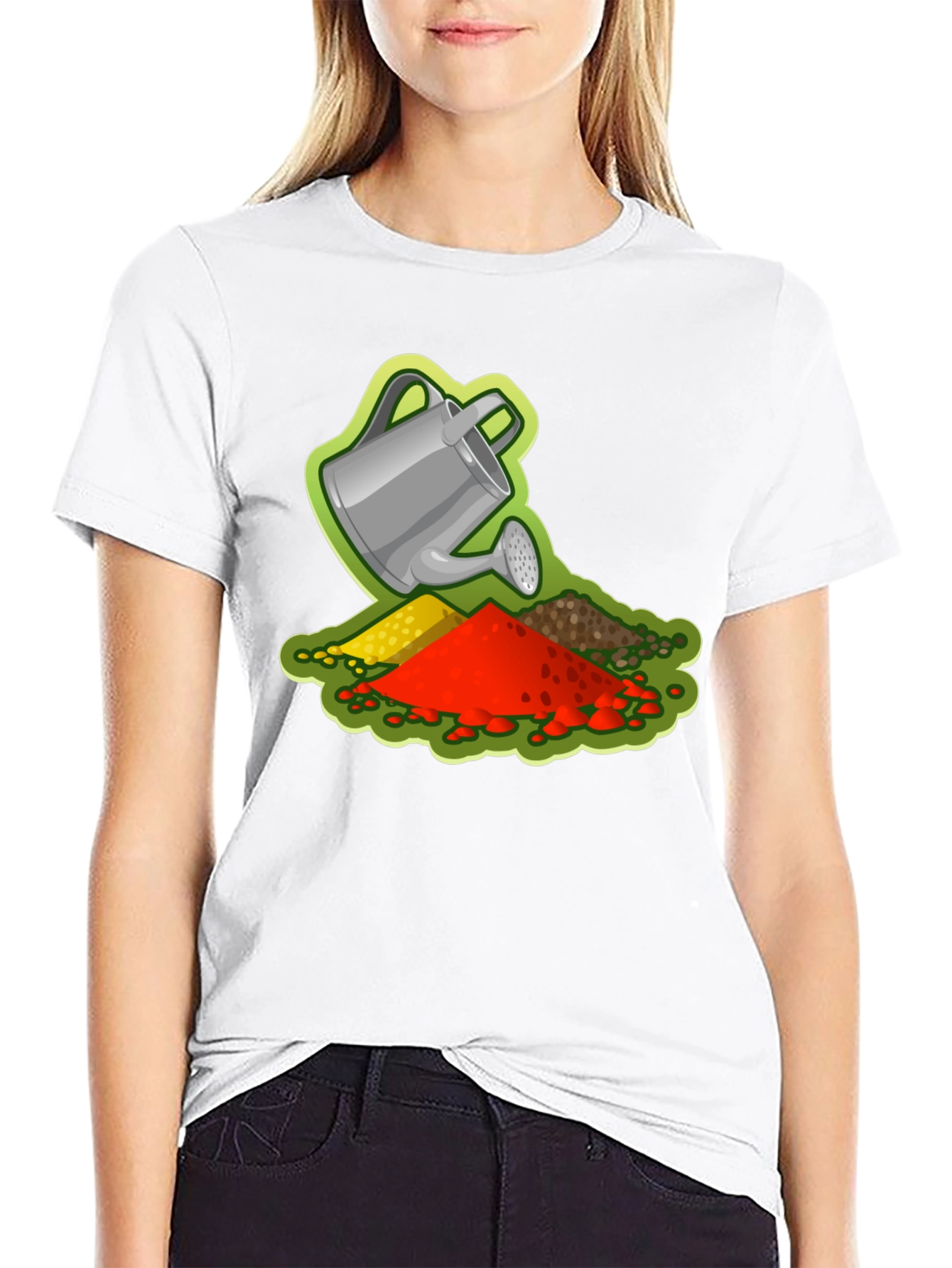 Gardeners Delight T-Shirt - Watering Can Design