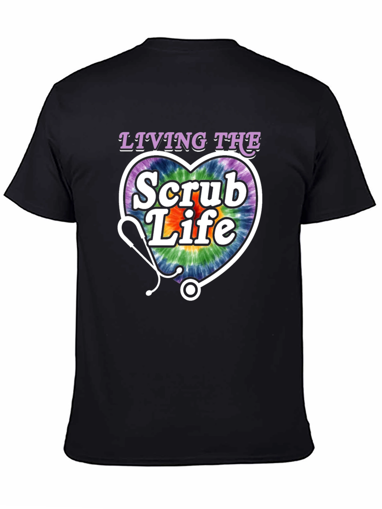 Living the Scrub Life Graphic T-Shirt