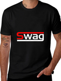 Swag Graphic T-Shirt - Cool Style Black Tee