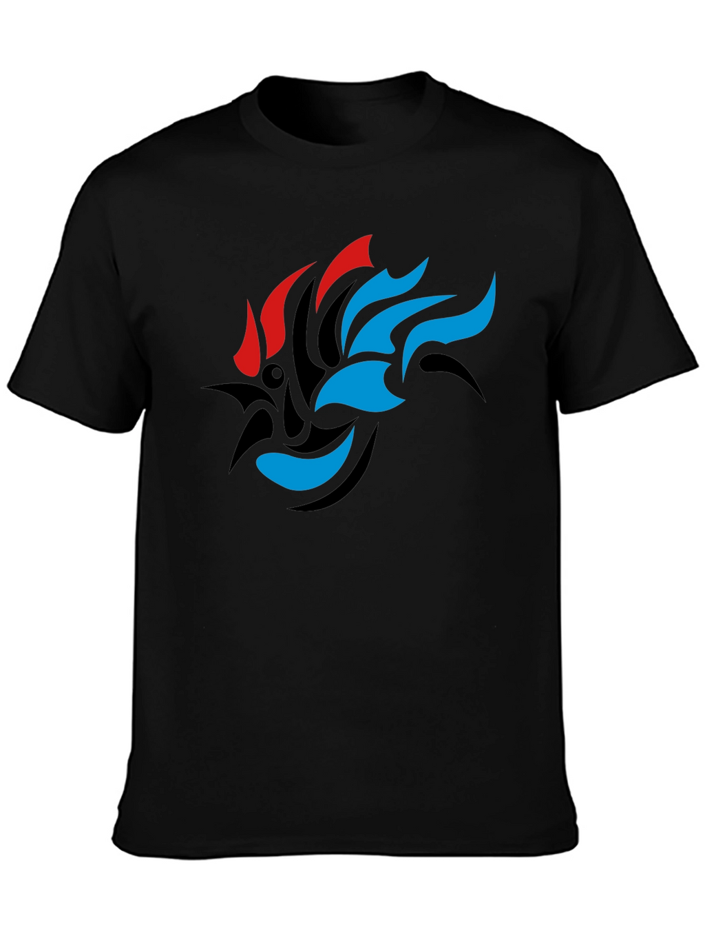 Tribal Rooster Graphic Tee - Modern Streetwear
