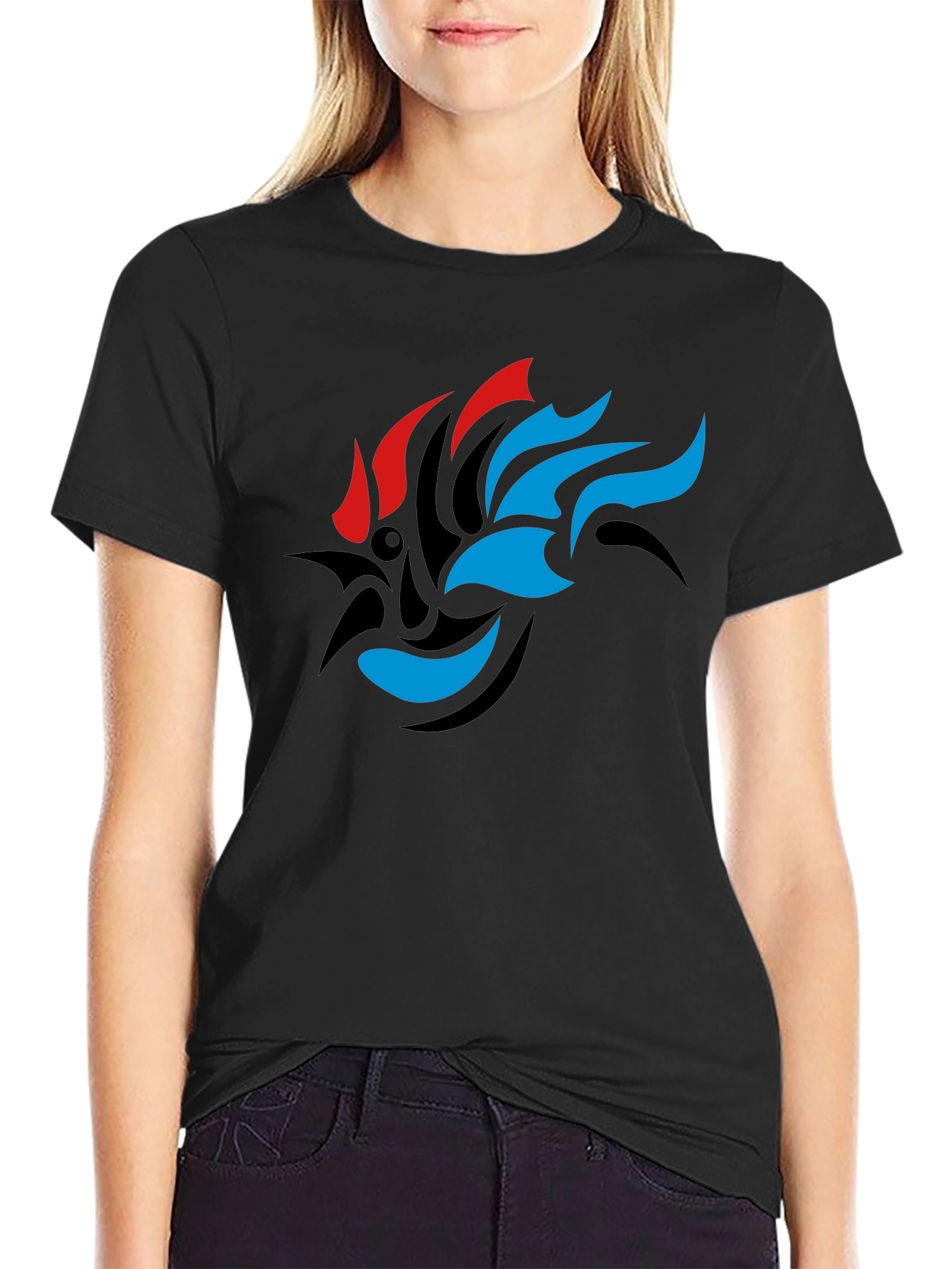 Tribal Rooster Graphic Tee - Modern Streetwear