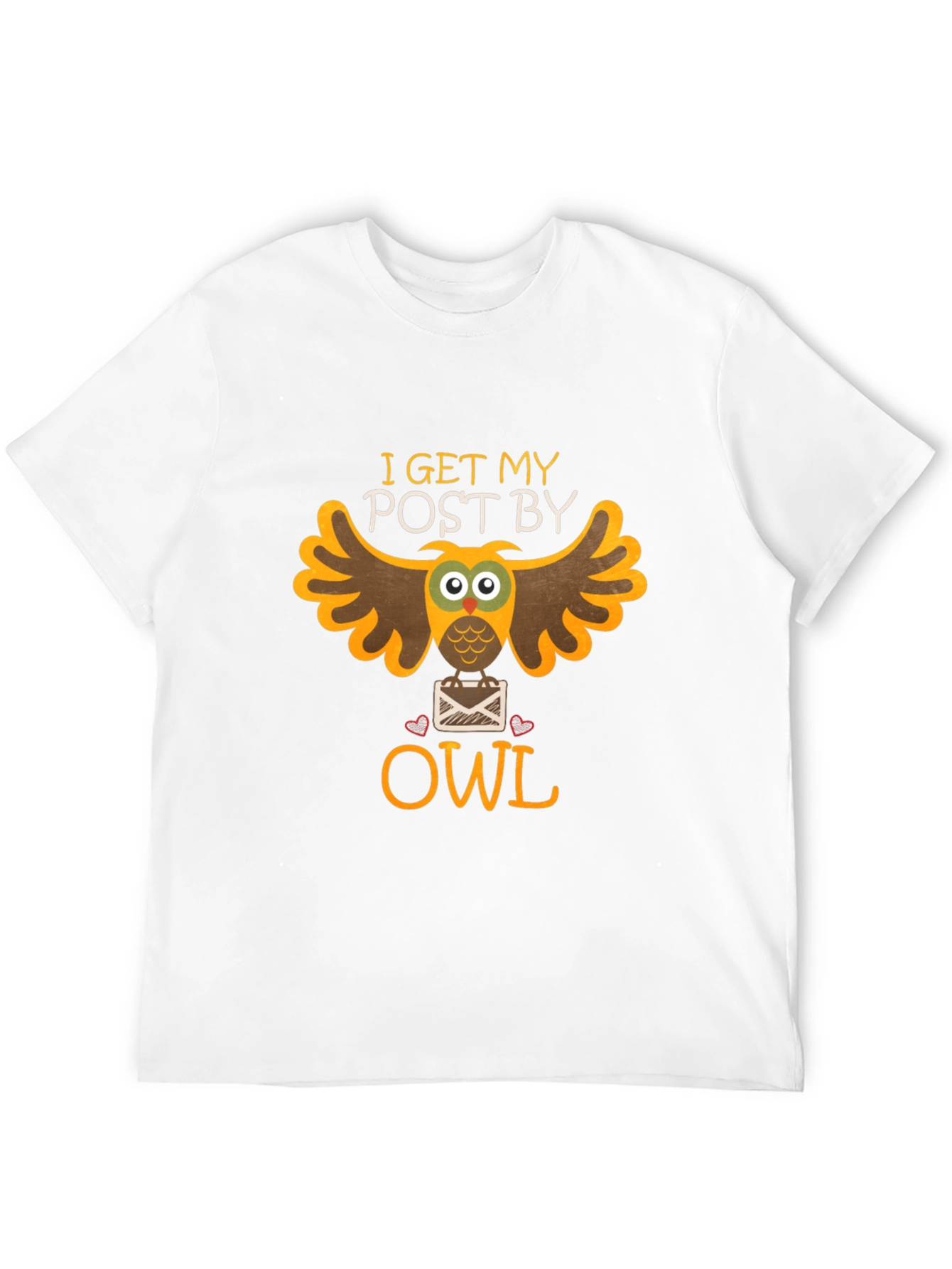 I Get My Post By Owl Graphic Tee