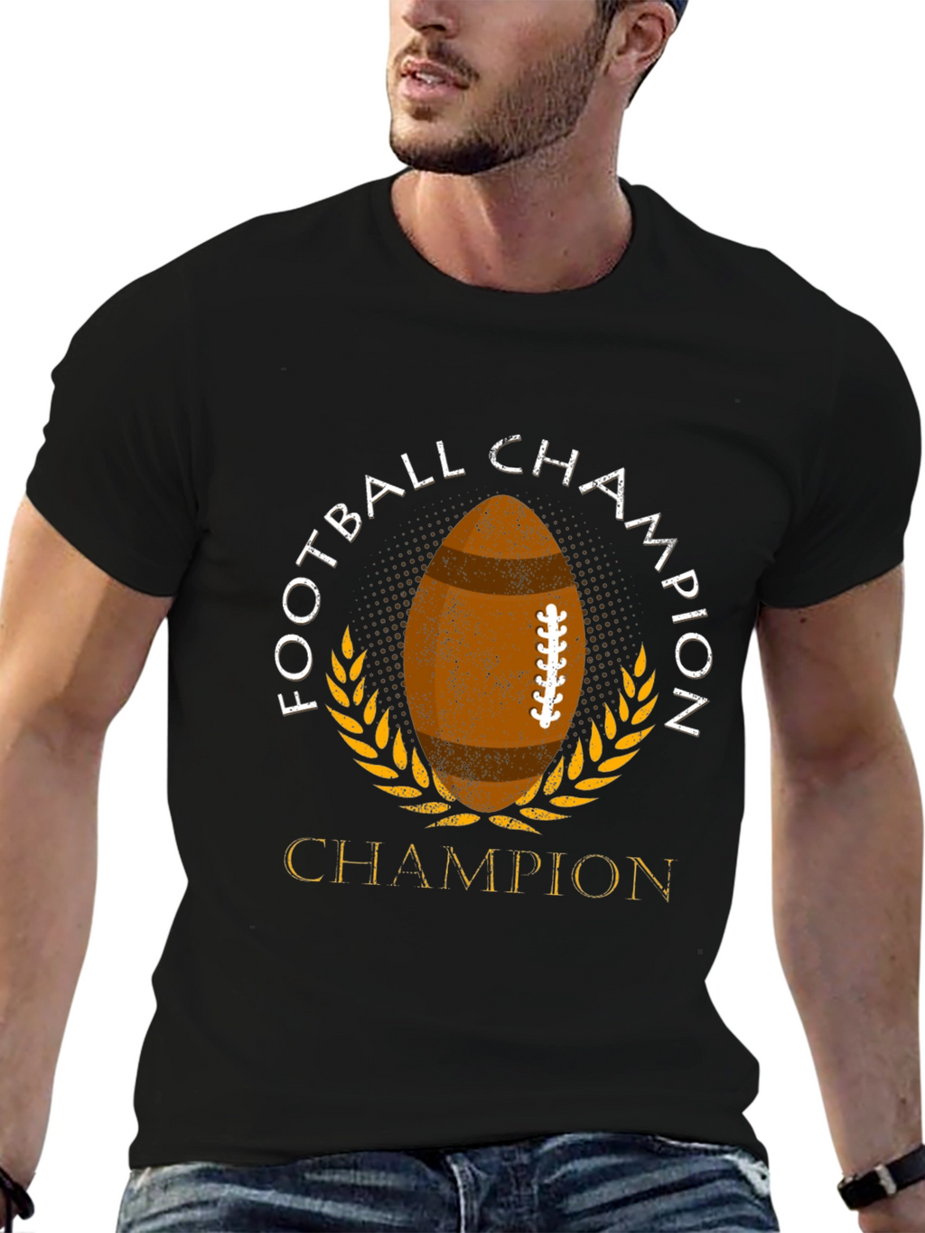 Football Champion Graphic T-Shirt