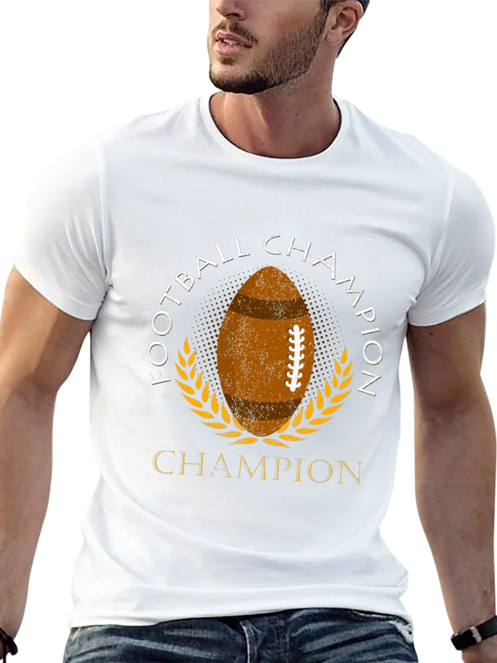 Football Champion Graphic T-Shirt