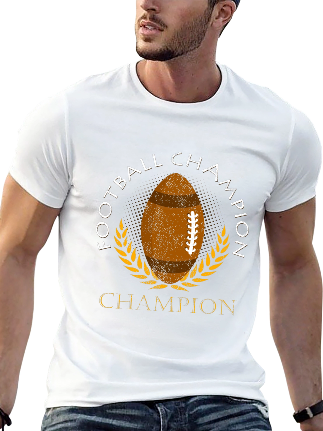 Football Champion Graphic T-Shirt