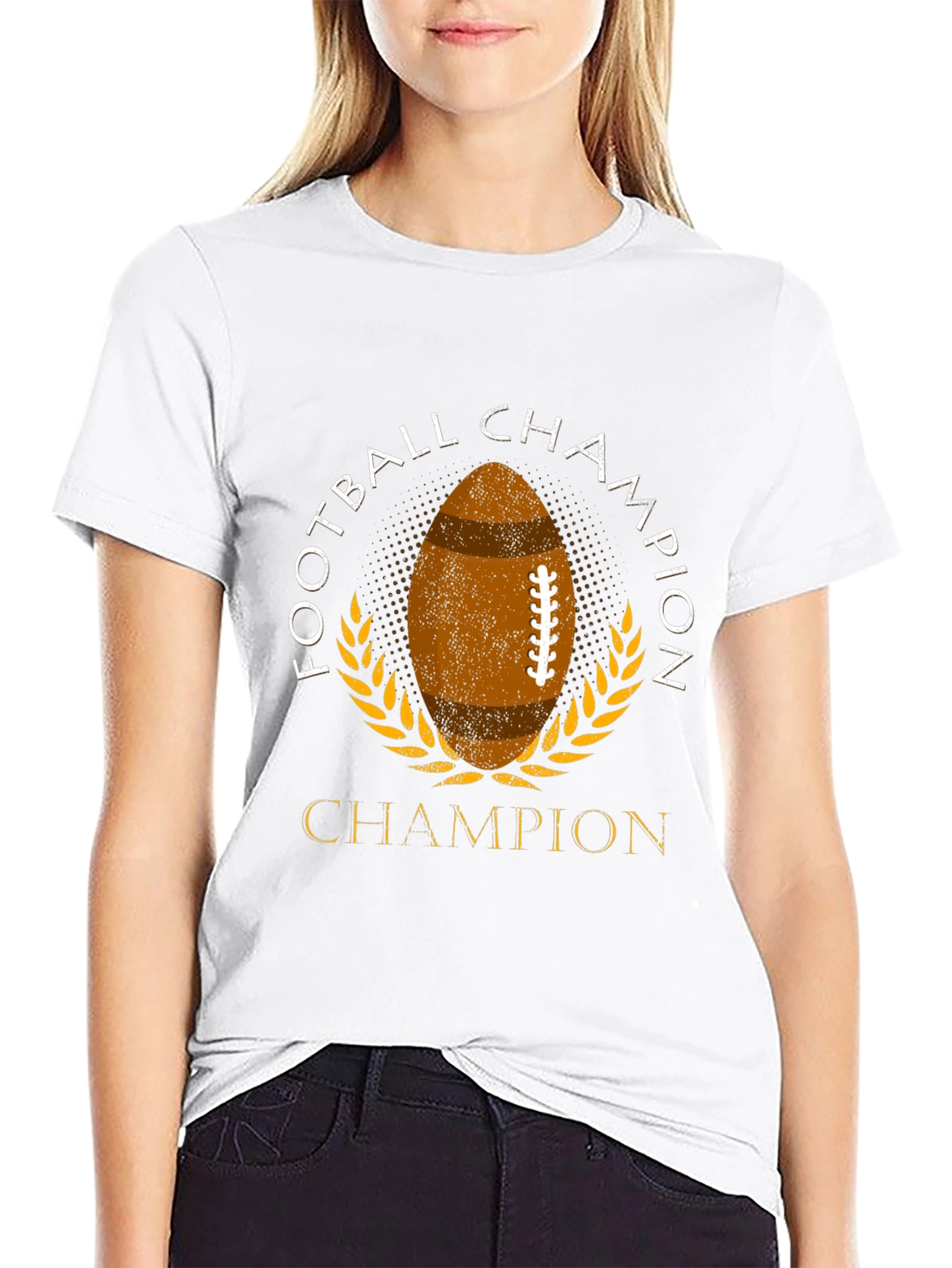 Football Champion Graphic T-Shirt