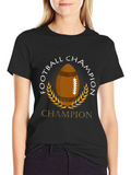 Football Champion Graphic T-Shirt