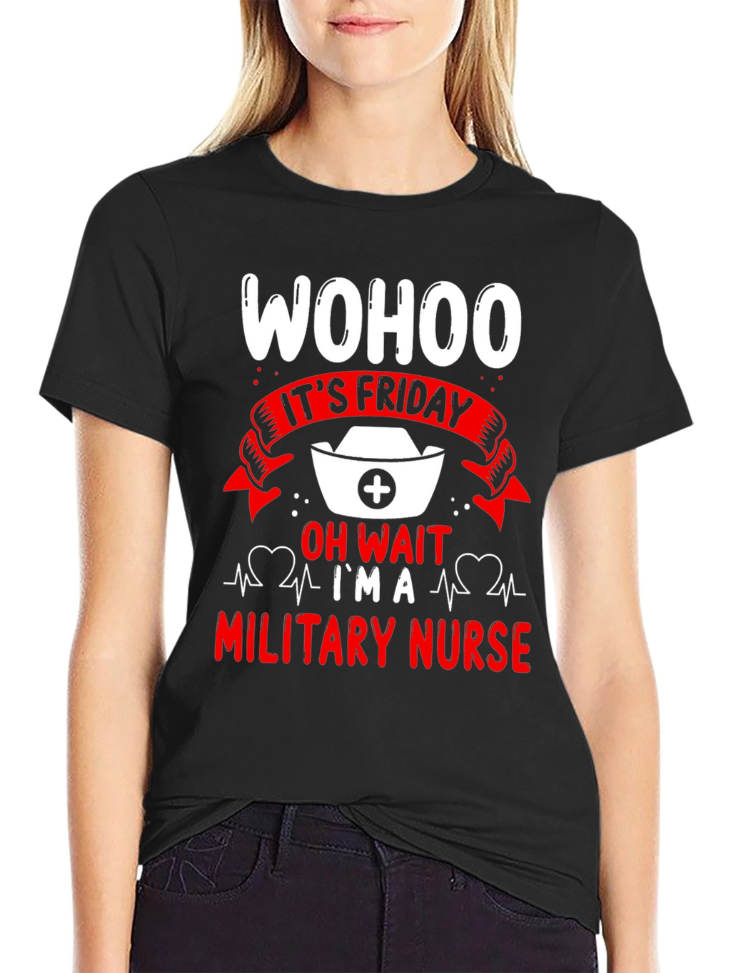 Military Nurse Friday Humor T-Shirt