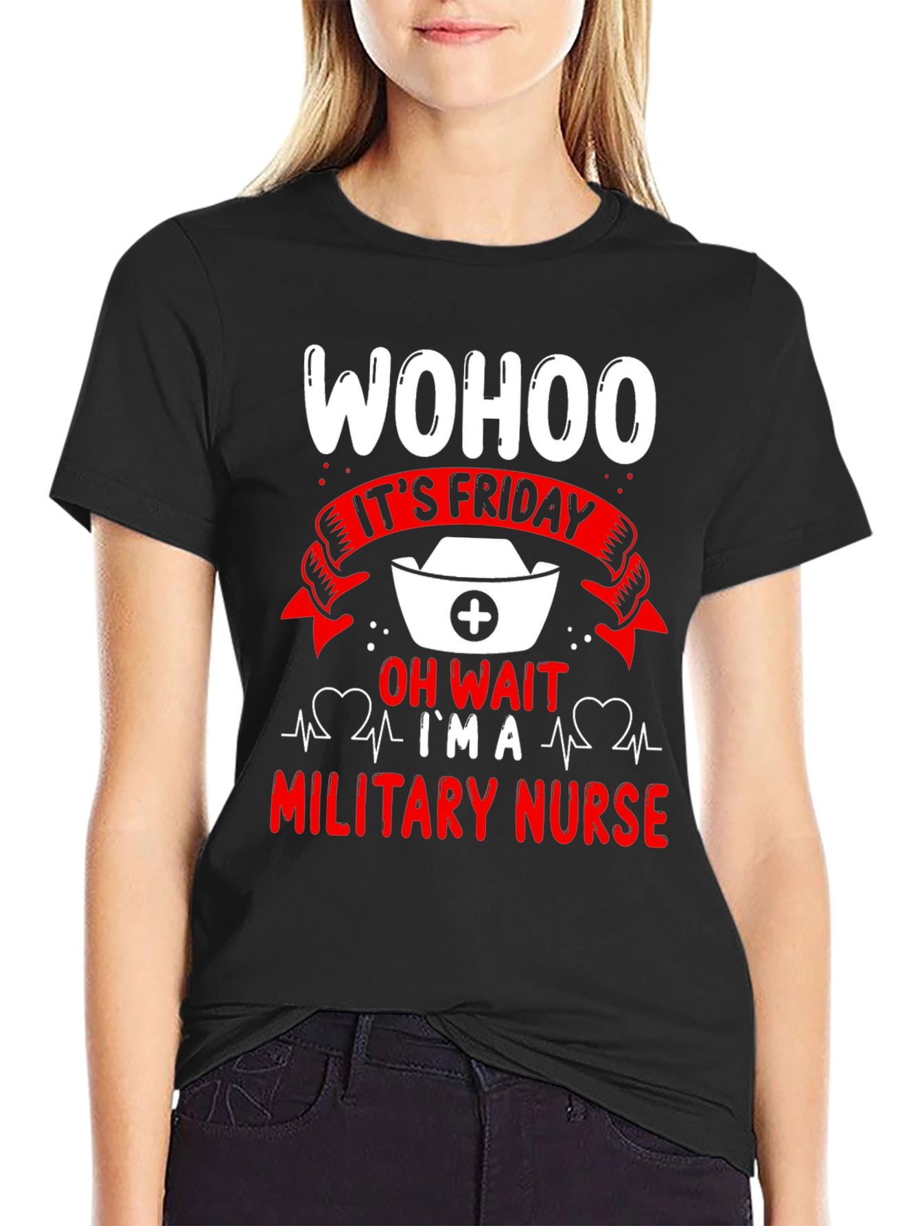 Military Nurse Friday Humor T-Shirt