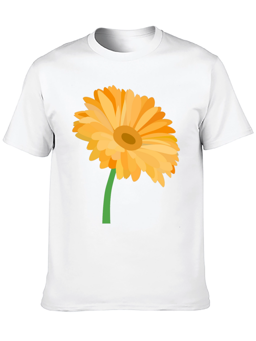 Gerbera Flower Graphic T-Shirt - Stylish Casual Wear