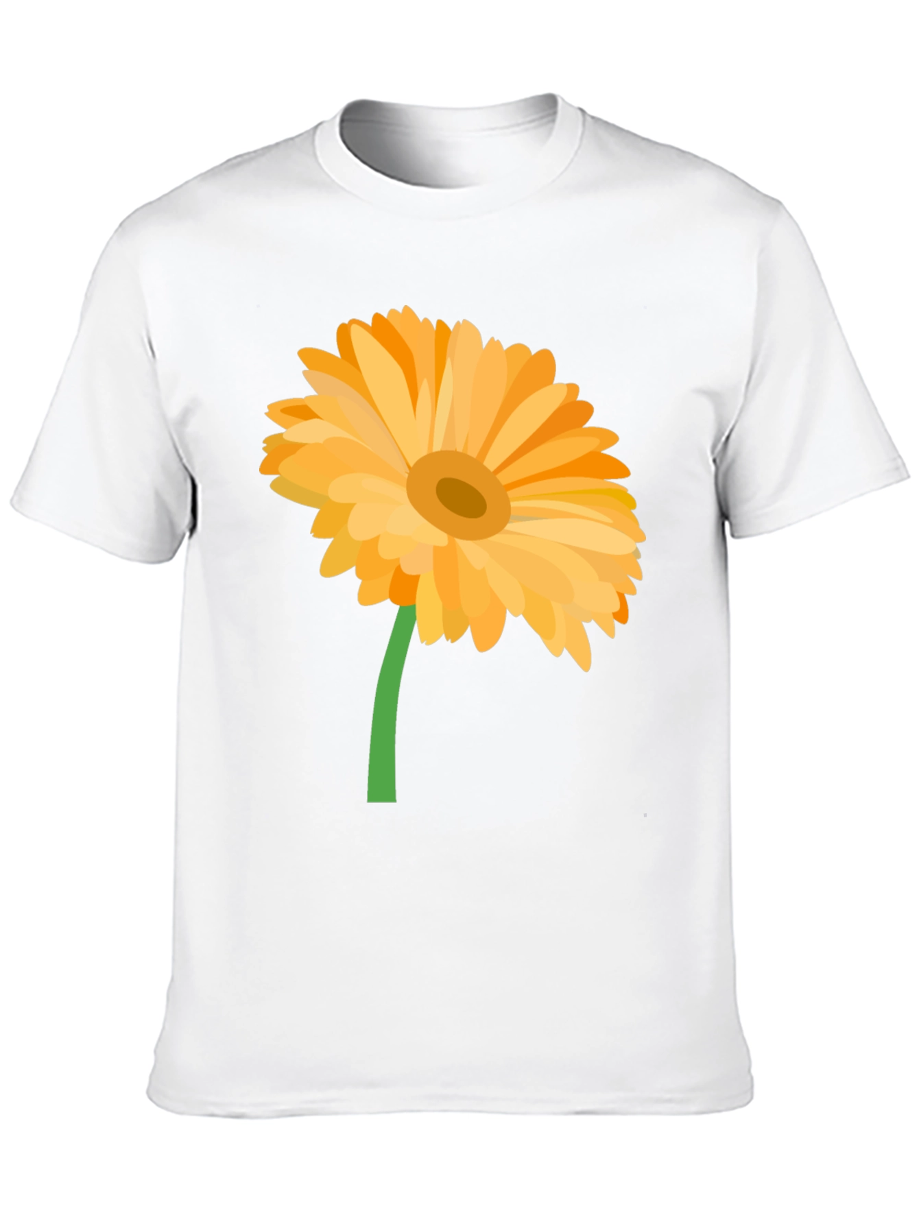 Gerbera Flower Graphic T-Shirt - Stylish Casual Wear