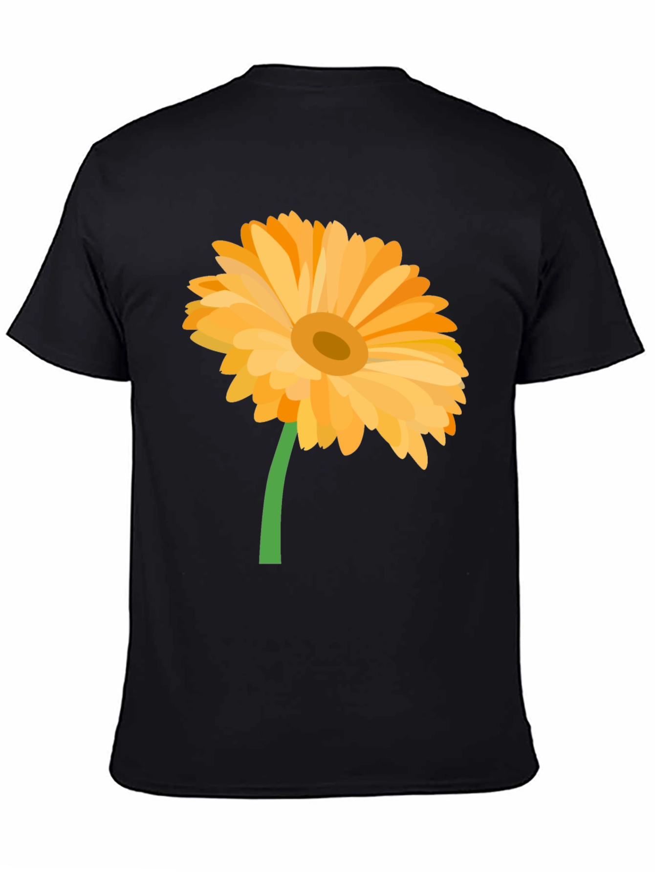 Gerbera Flower Graphic T-Shirt - Stylish Casual Wear