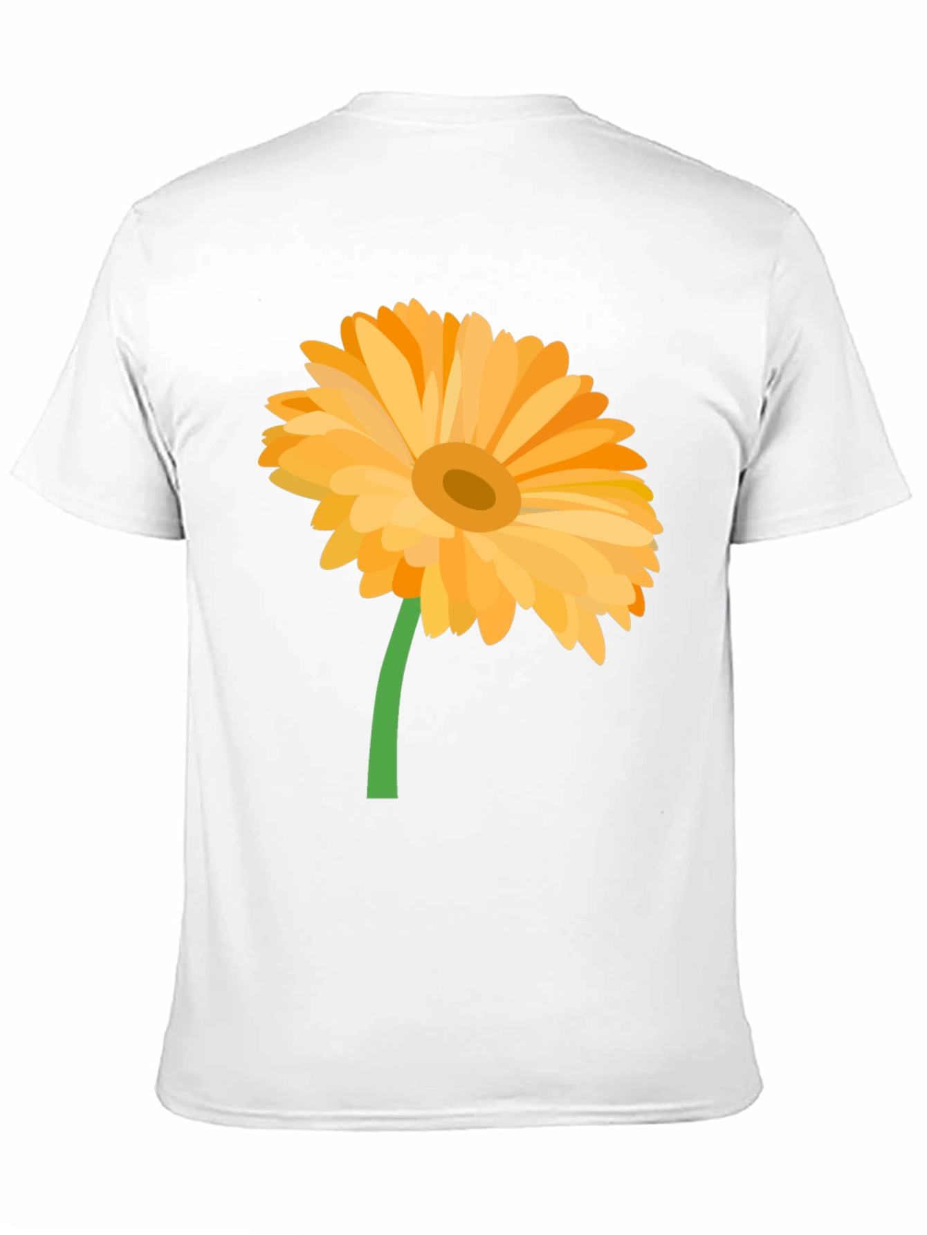 Gerbera Flower Graphic T-Shirt - Stylish Casual Wear