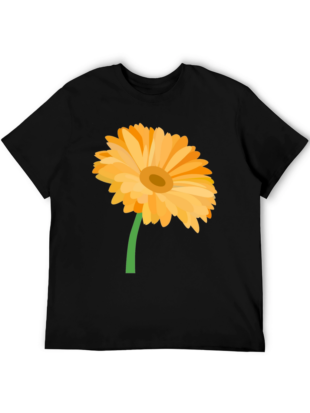 Gerbera Flower Graphic T-Shirt - Stylish Casual Wear