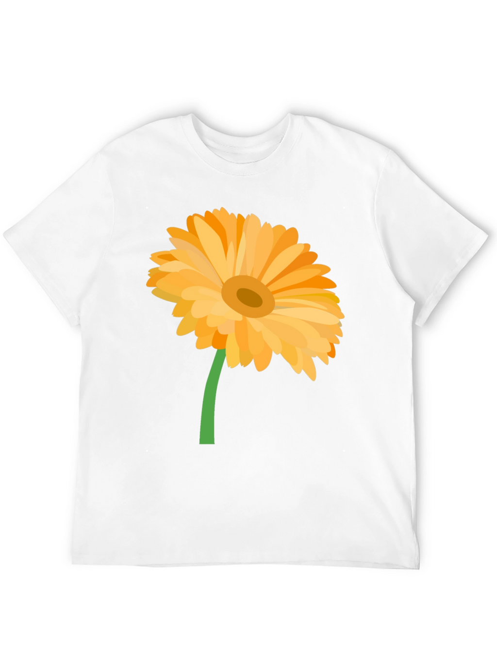Gerbera Flower Graphic T-Shirt - Stylish Casual Wear