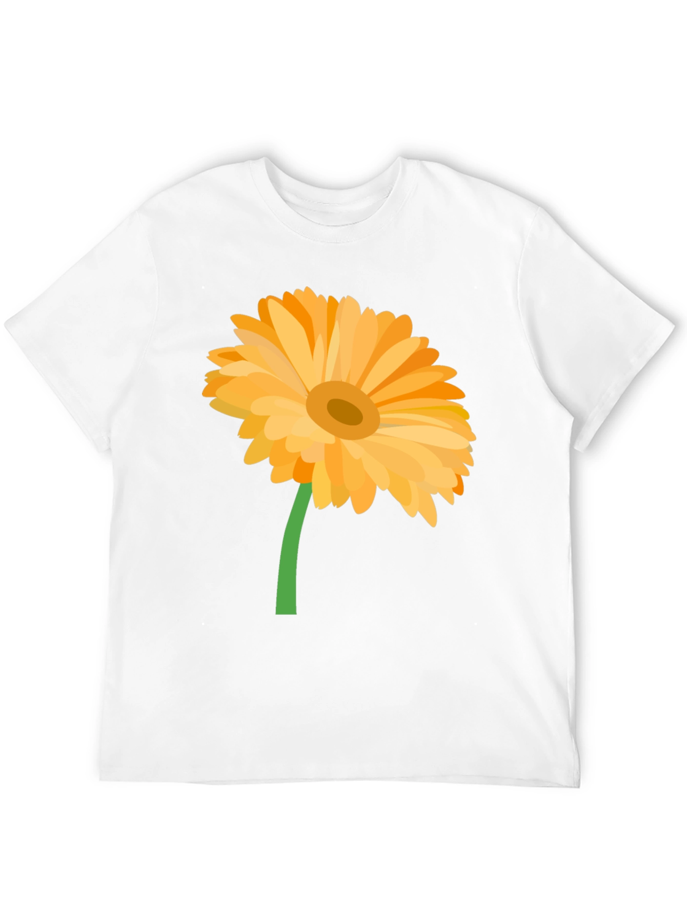 Gerbera Flower Graphic T-Shirt - Stylish Casual Wear