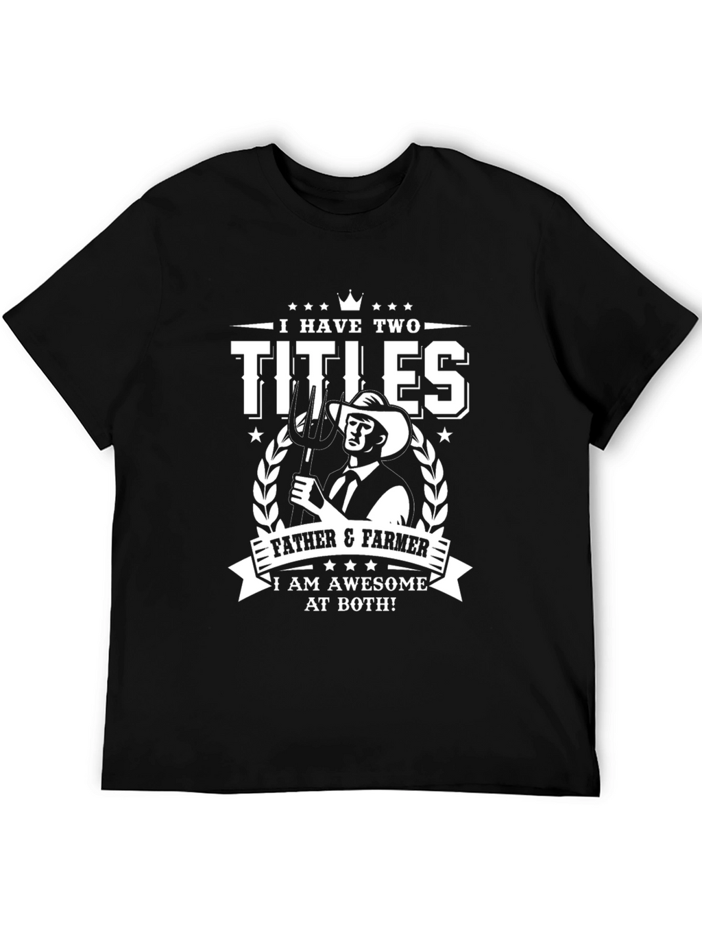 Father & Farmer T-Shirt - Awesome Dad Tee