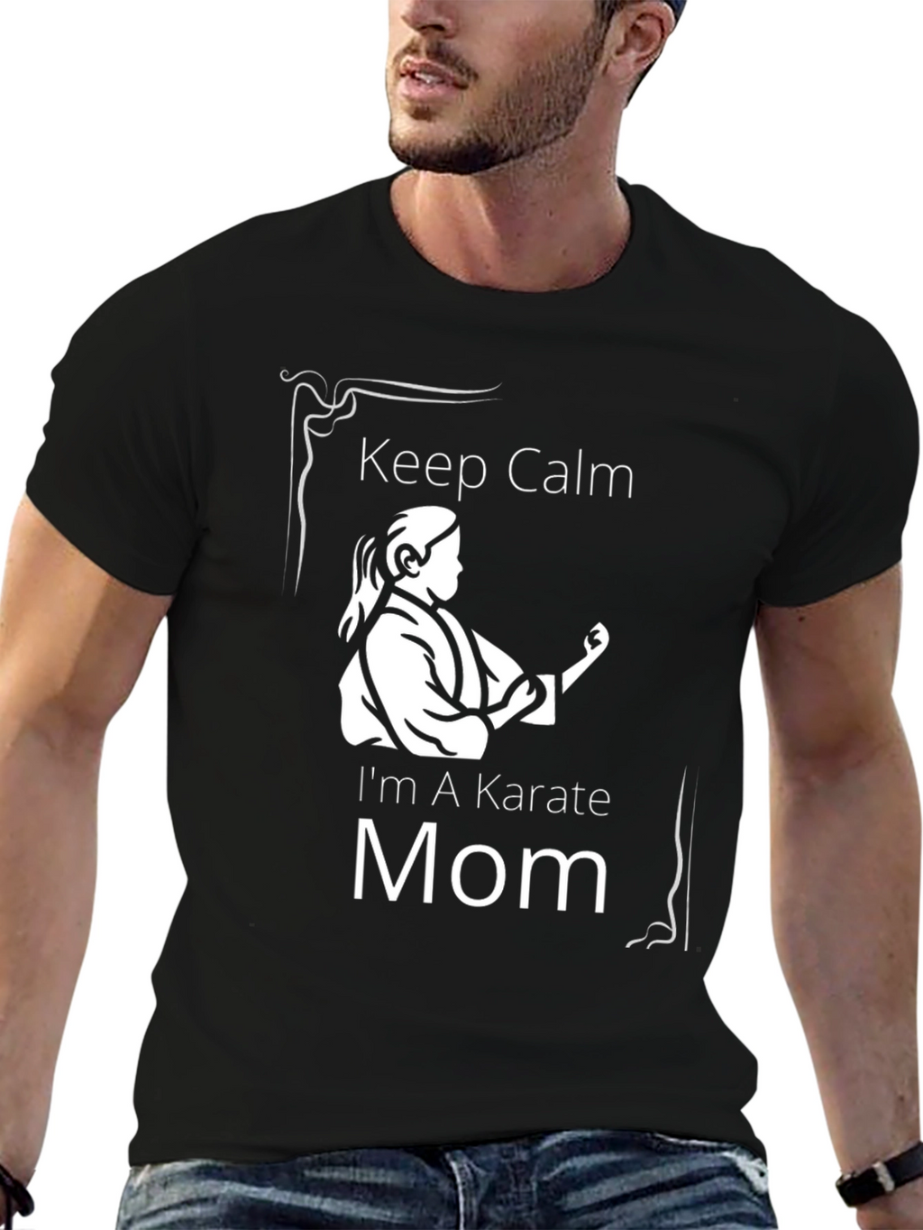 Karate Mom T-Shirt - Keep Calm Martial Arts Tee