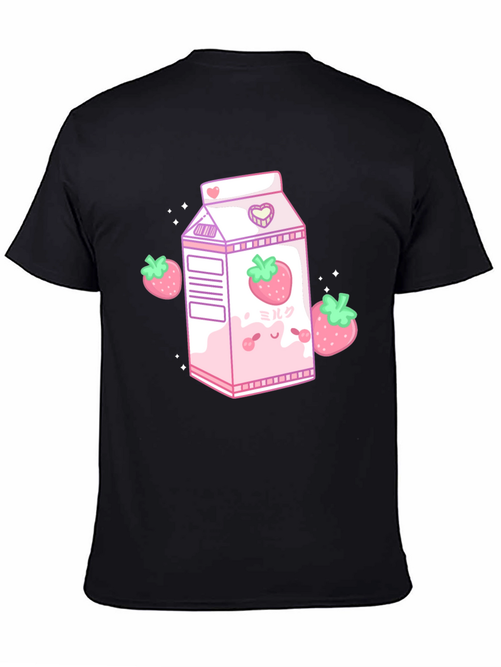 Kawaii Strawberry Milk T-Shirt - Cute Anime Style