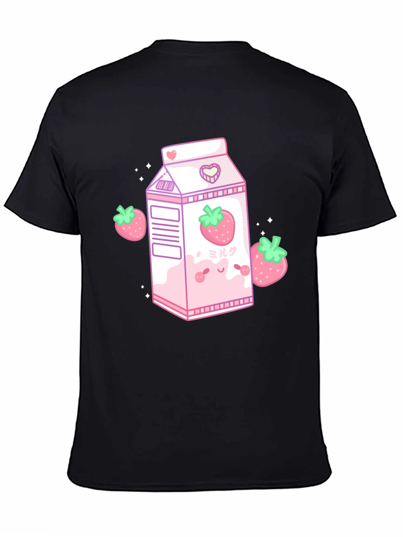 Kawaii Strawberry Milk T-Shirt - Cute Anime Style