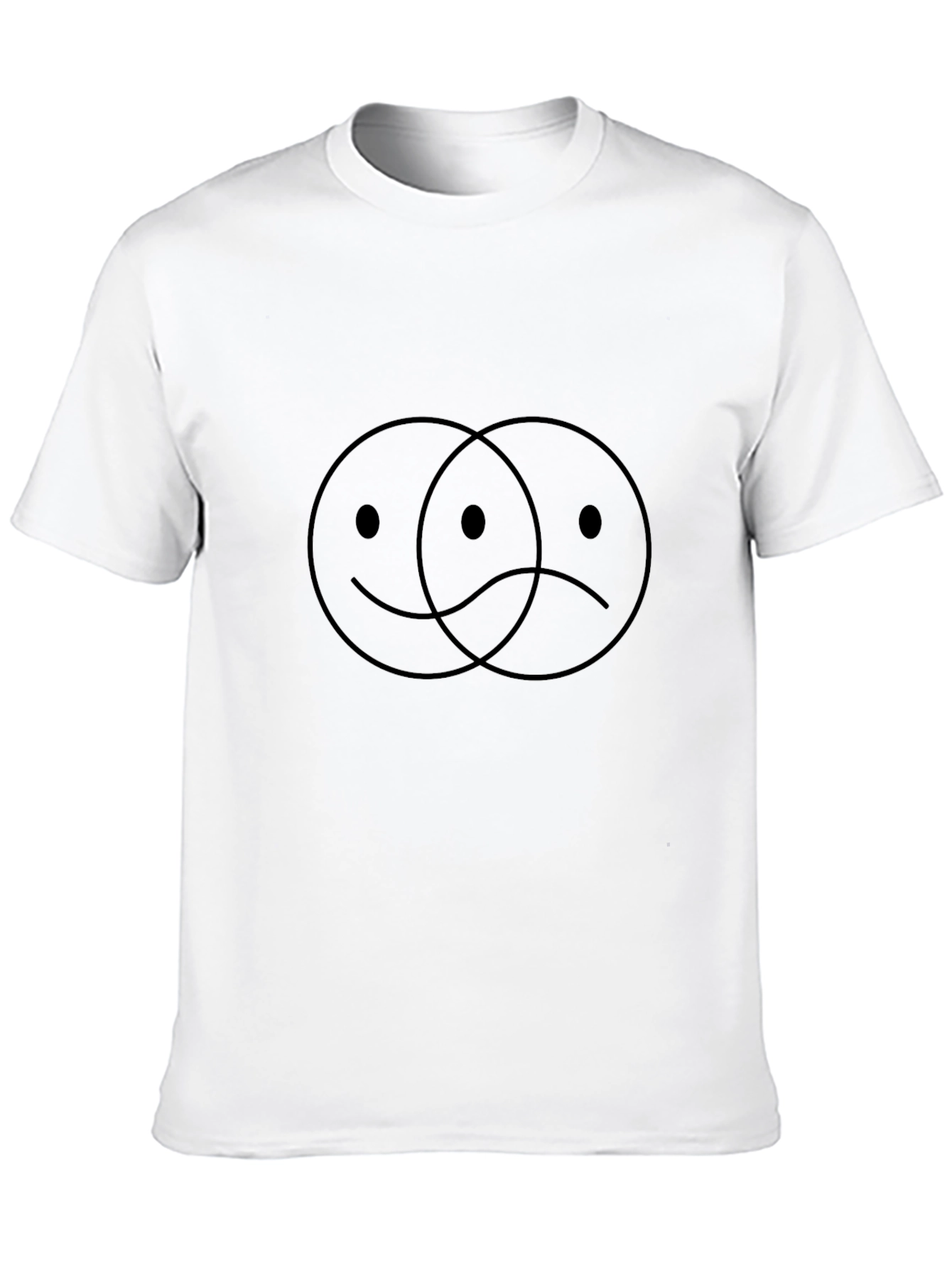 Expressive Smiley Face T-Shirt