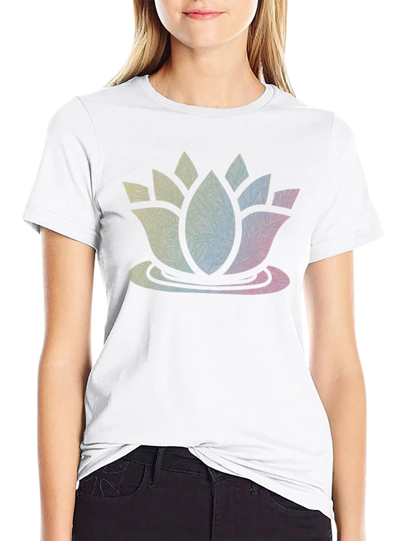 Lotus Mandala Graphic T-Shirt
