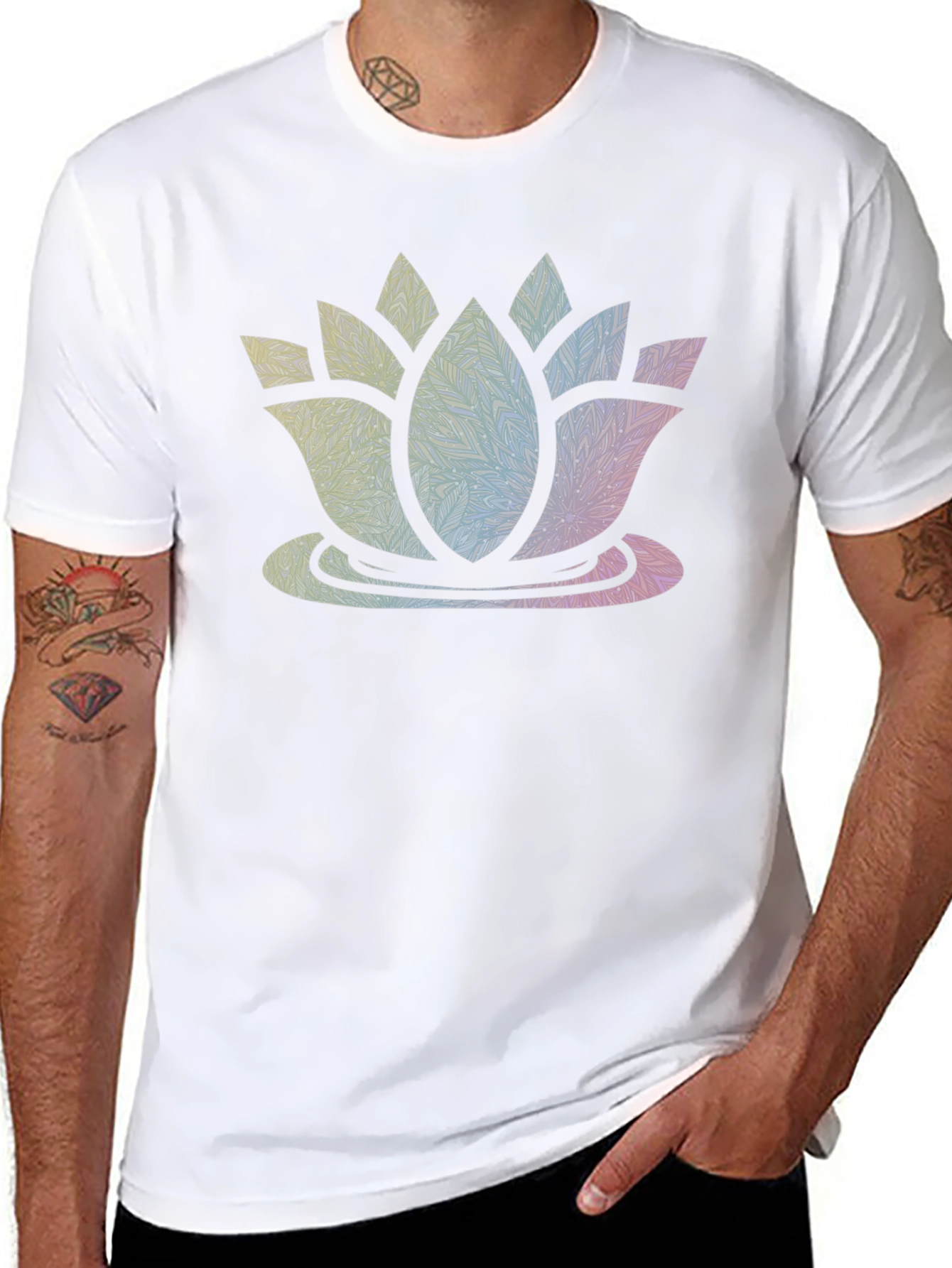 Lotus Mandala Graphic T-Shirt