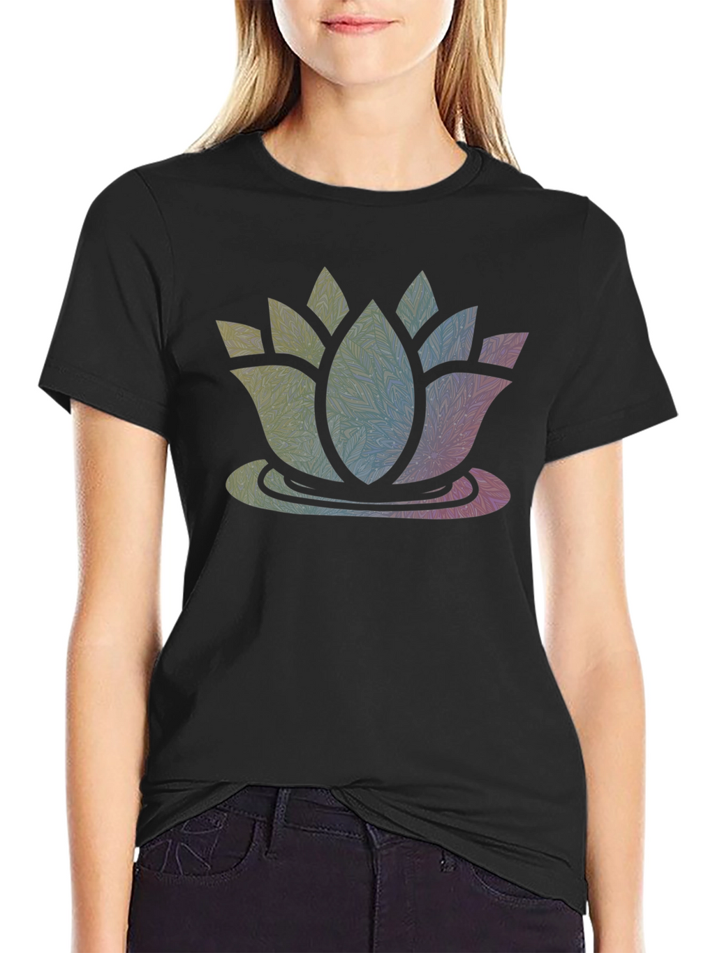 Lotus Mandala Graphic T-Shirt