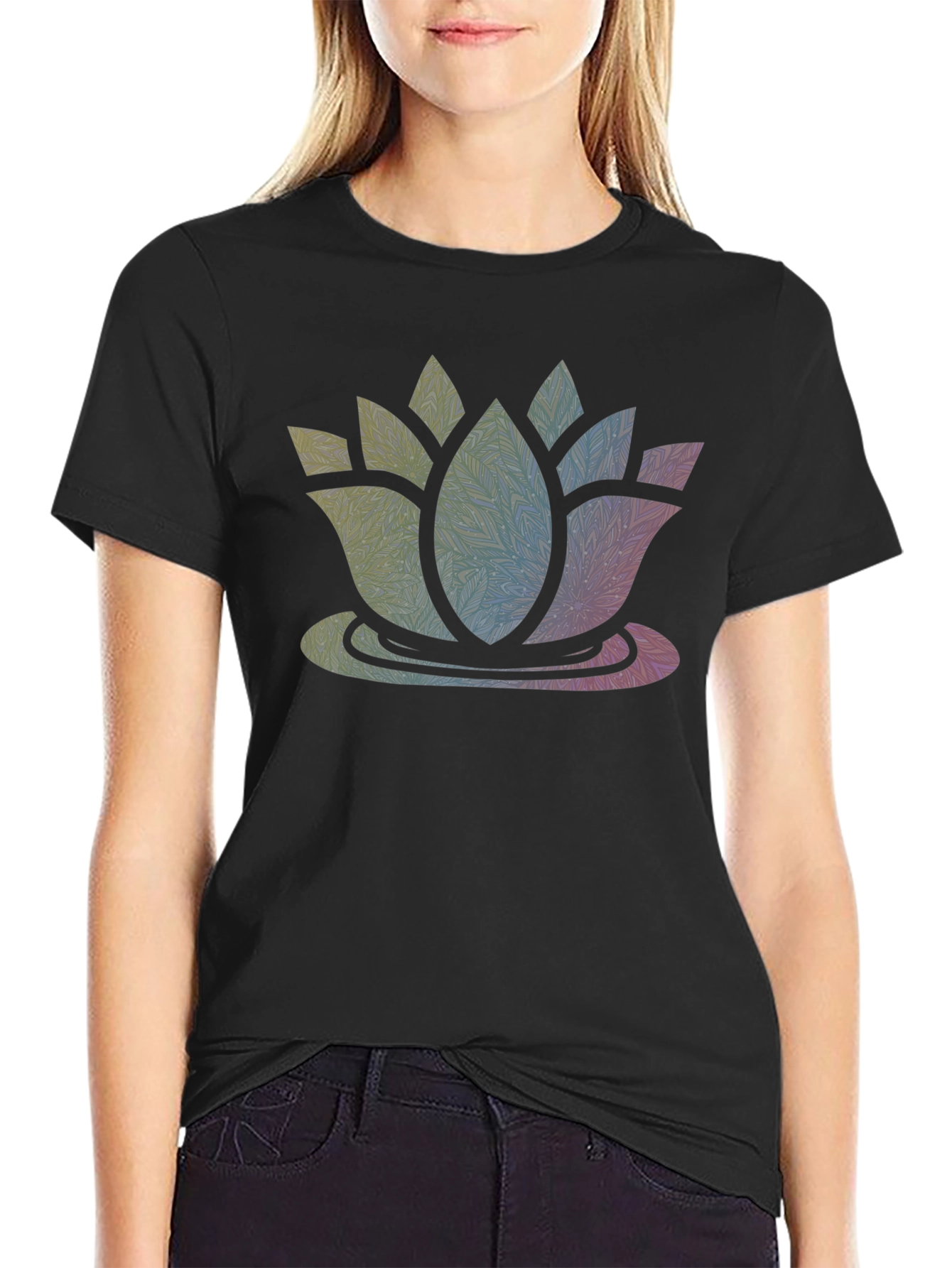 Lotus Mandala Graphic T-Shirt