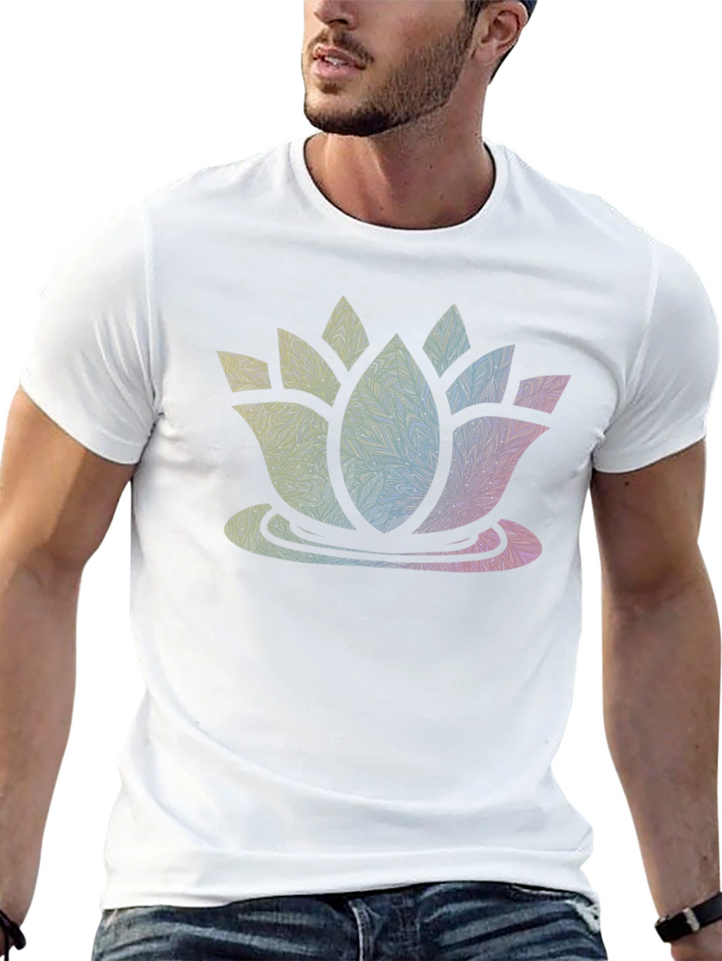 Lotus Mandala Graphic T-Shirt