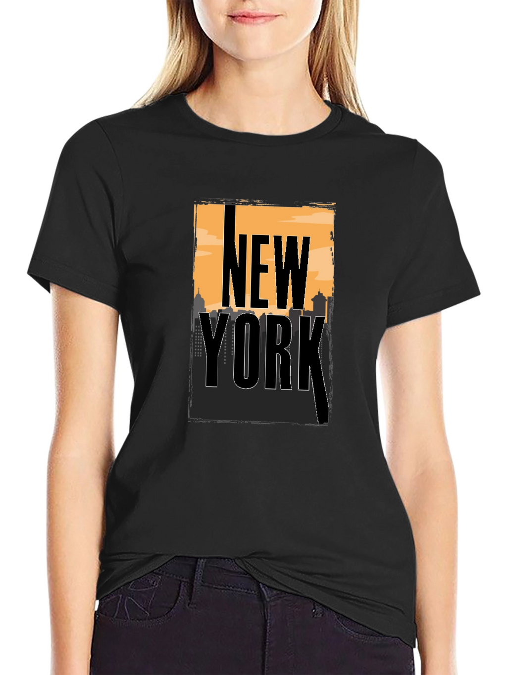 New York City Skyline Graphic T-Shirt