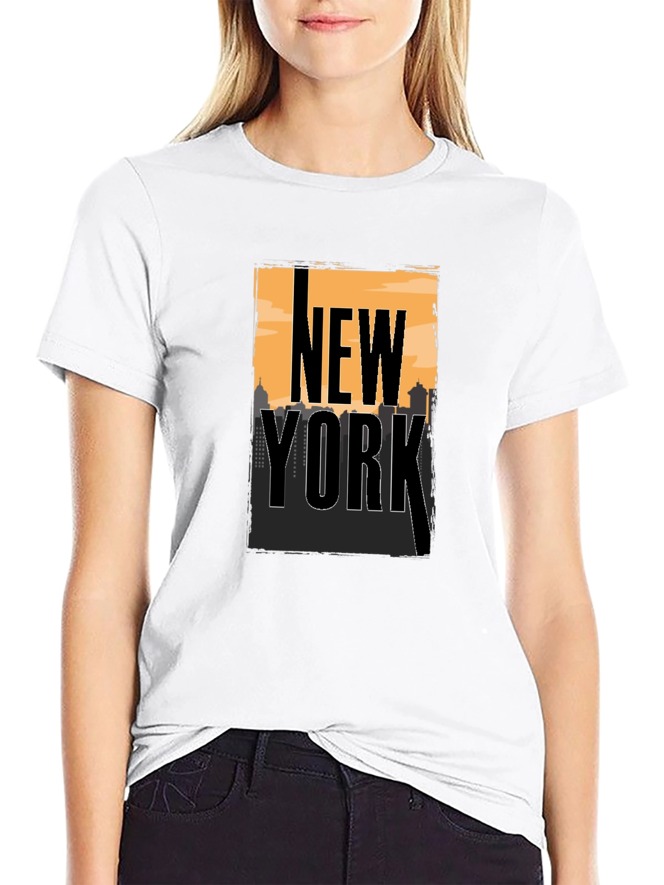 New York City Skyline Graphic T-Shirt