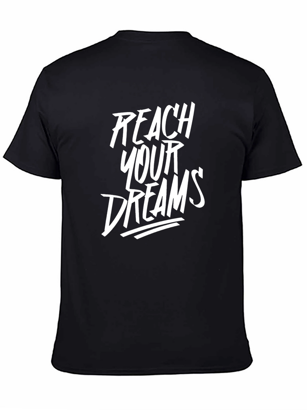 Reach Your Dreams Black Graphic Tee