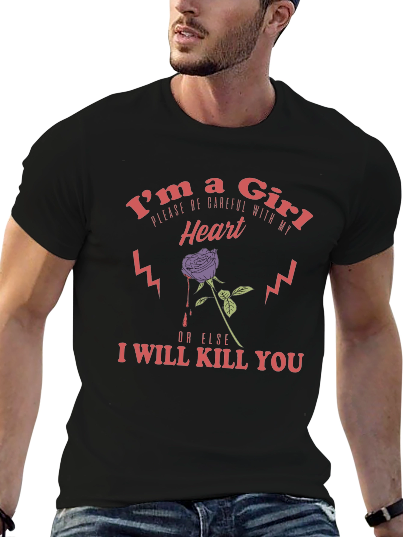 Im a Girl Graphic T-Shirt