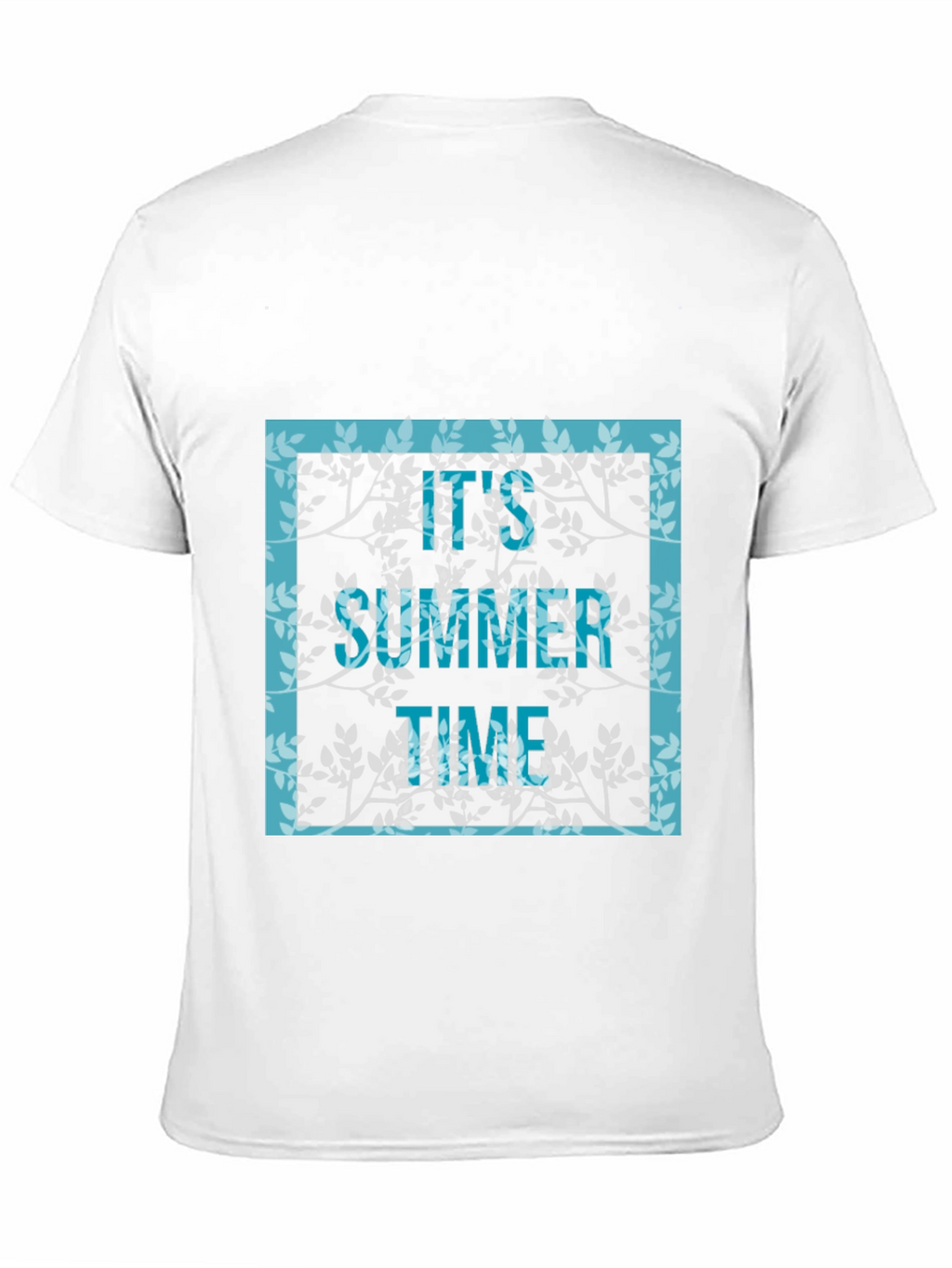 Its Summer Time Graphic Tee - Trendy Black T-Shirt