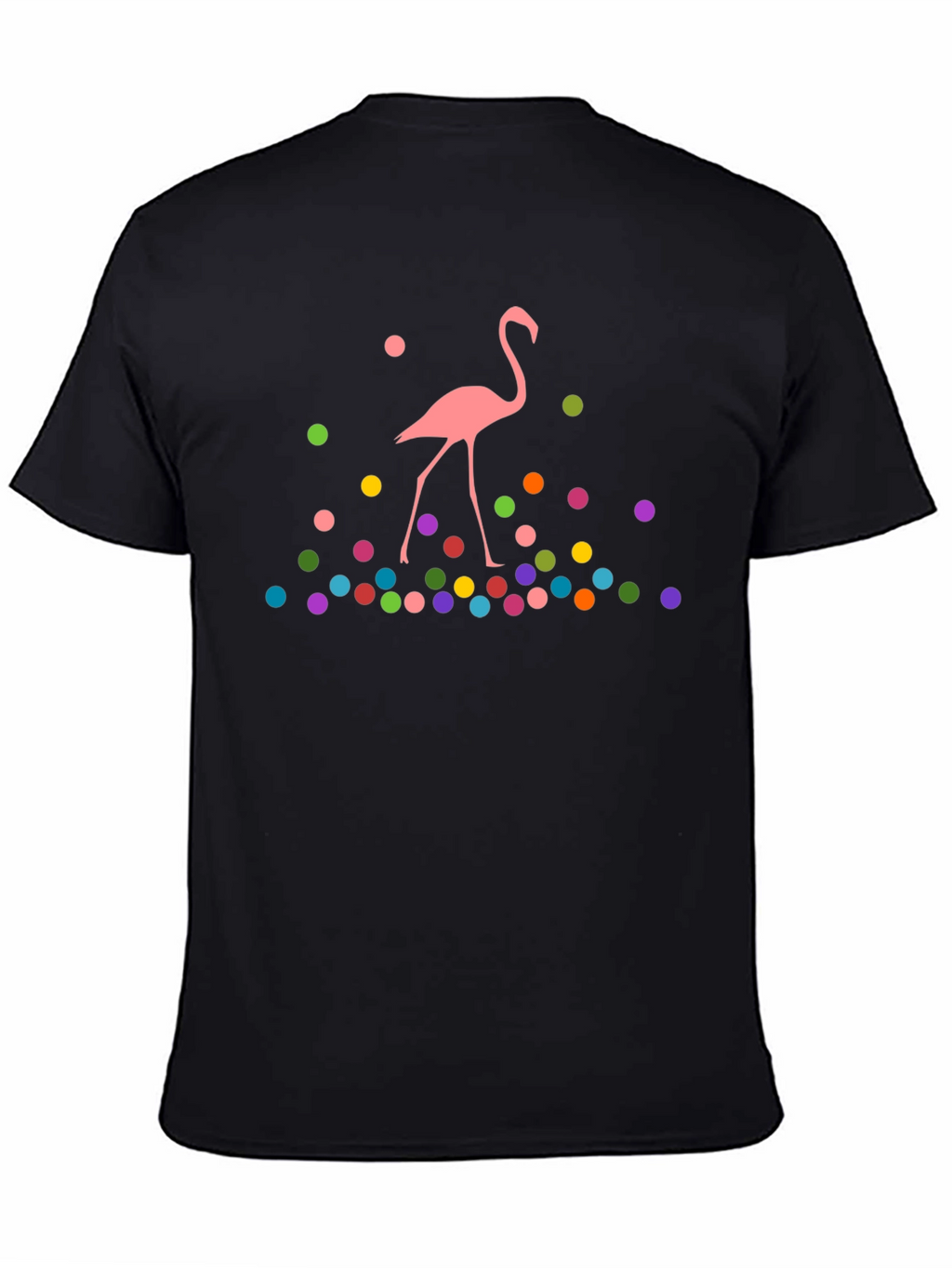 Whimsical Flamingo Graphic T-Shirt - Funky Design