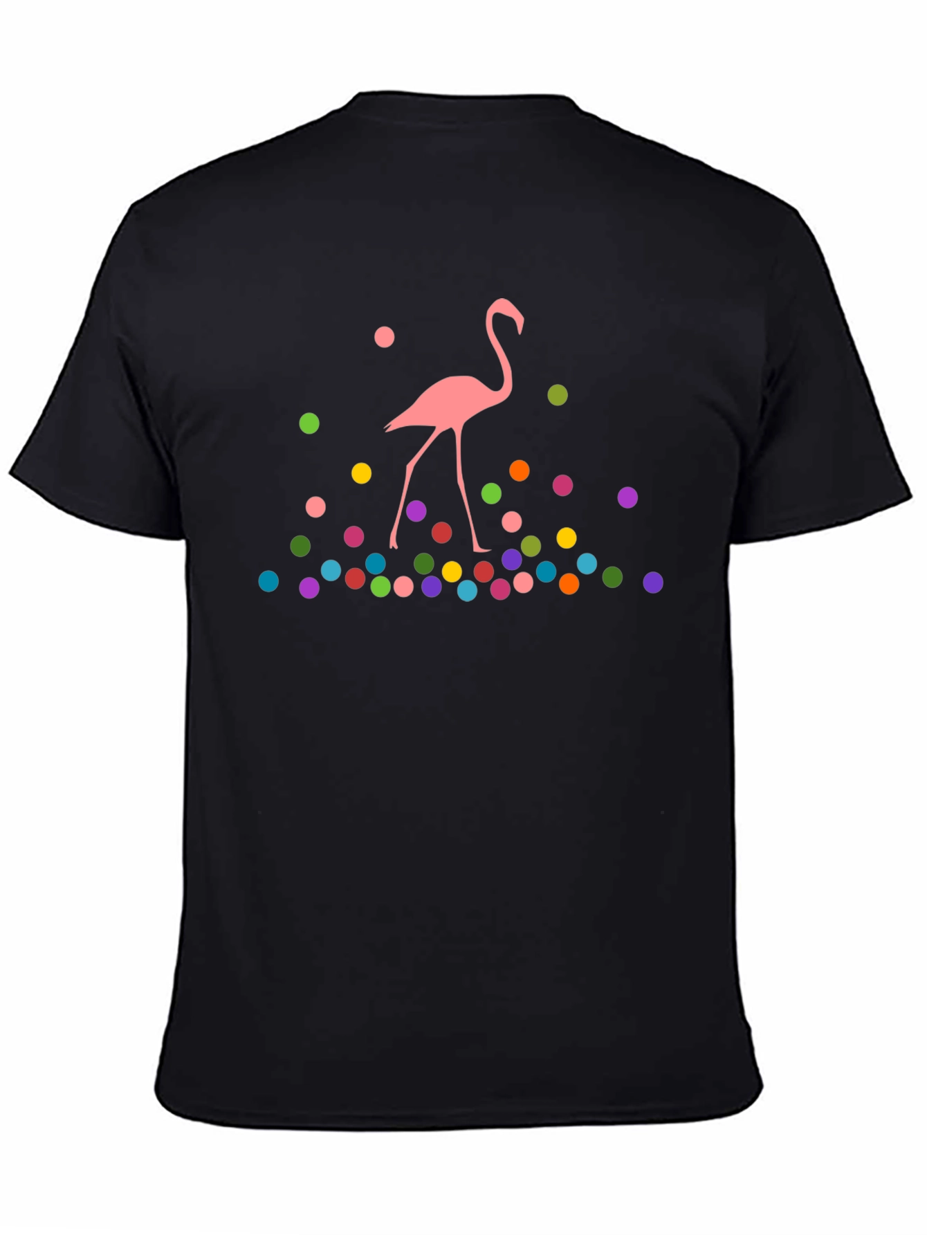 Whimsical Flamingo Graphic T-Shirt - Funky Design