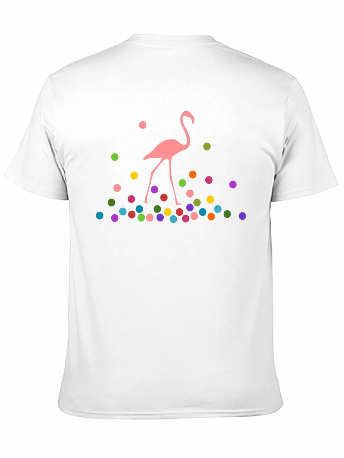 Whimsical Flamingo Graphic T-Shirt - Funky Design