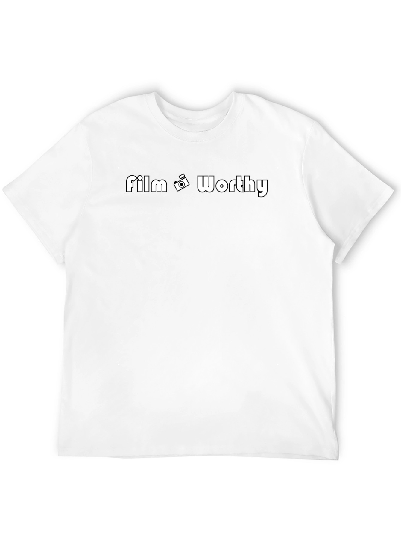 Film Worthy Black Graphic Tee