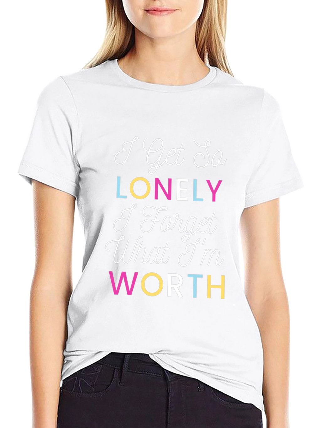 I Get So Lonely Graphic Tee - Black