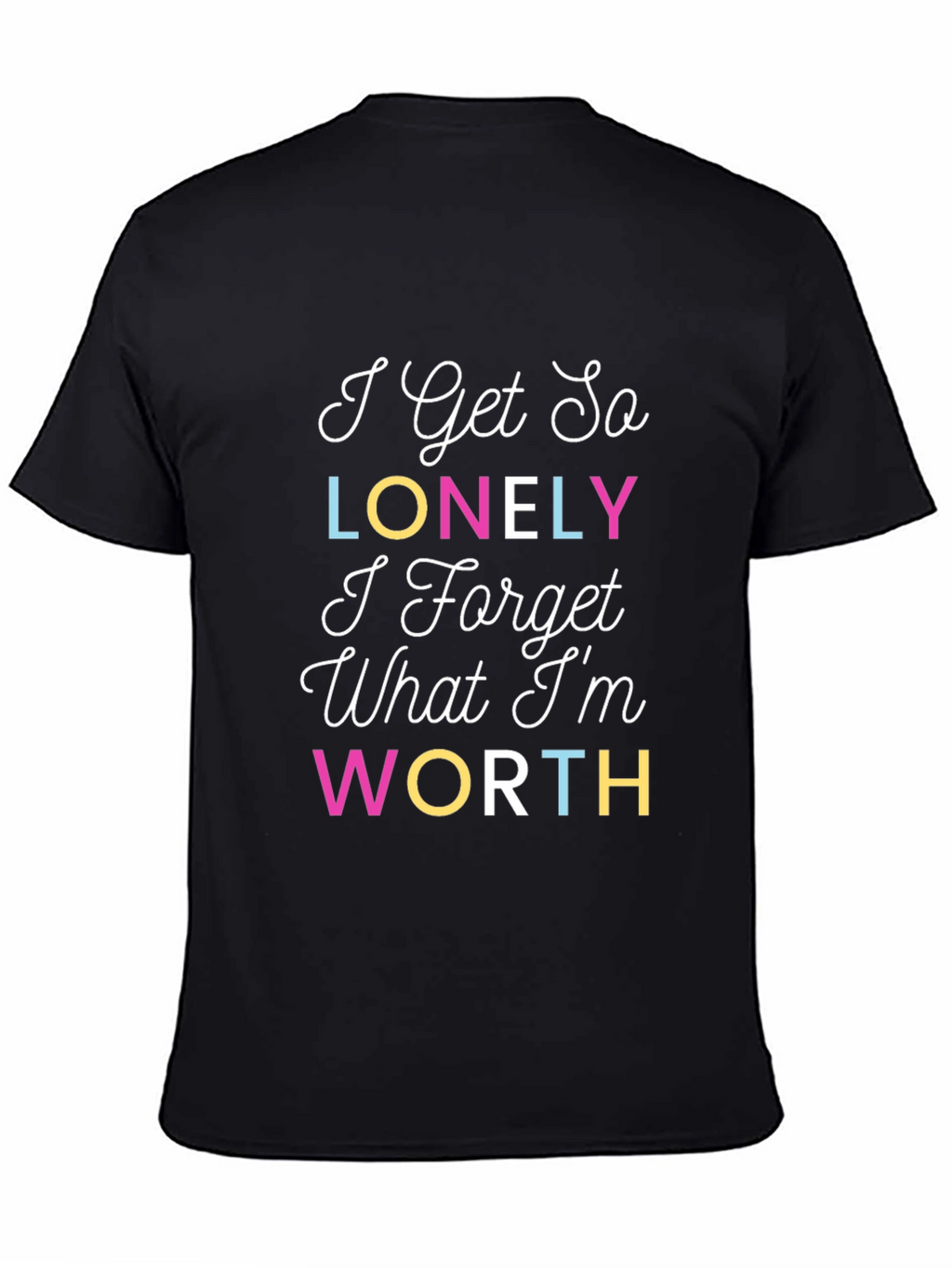 I Get So Lonely Graphic Tee - Black